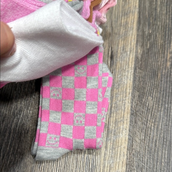 Pink and Gray Girl Squad Socks - Picture 8 of 8